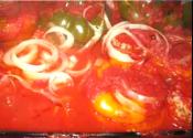Bell Peppers Stuffed With Rice And Meat